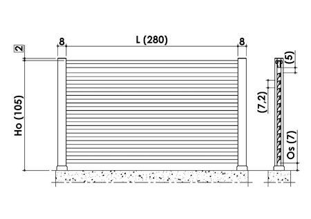 risba - H-line ALU-RV-0-7