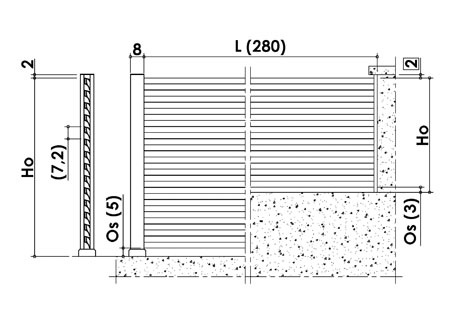 risba - H-line ALU-RV-0