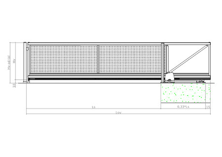 risba - P-line ALU-K-3